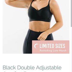 ZYIA Black Adjustable Women's Bralette